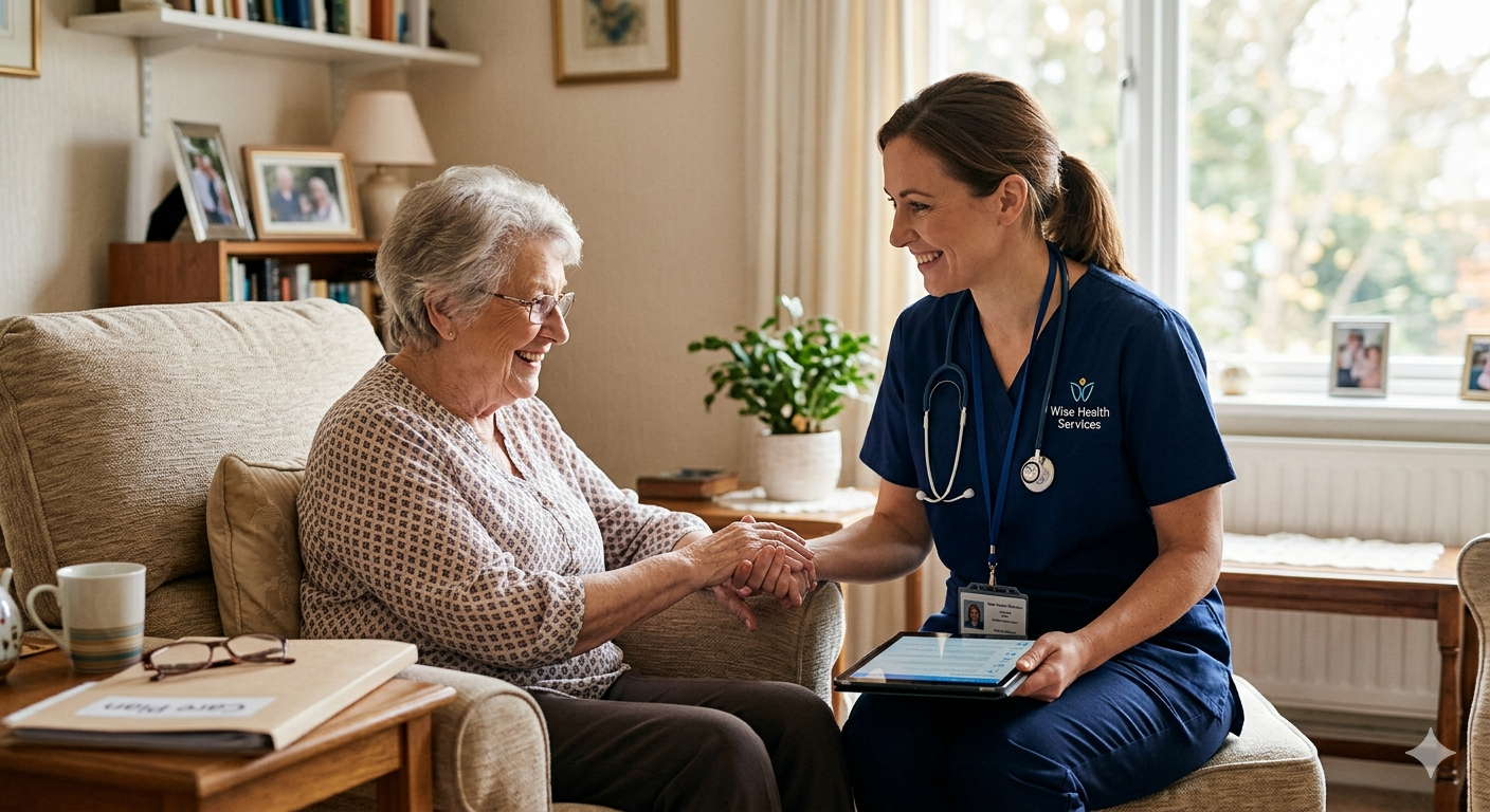 senior couple home support